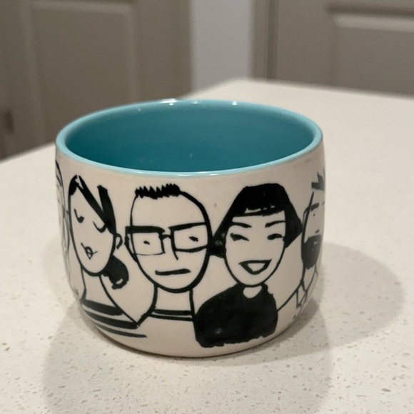 Anthropologie "My Kind Of Person" People
Sketch Mug Turquoise Interior - Retired - Picture 3 of 8